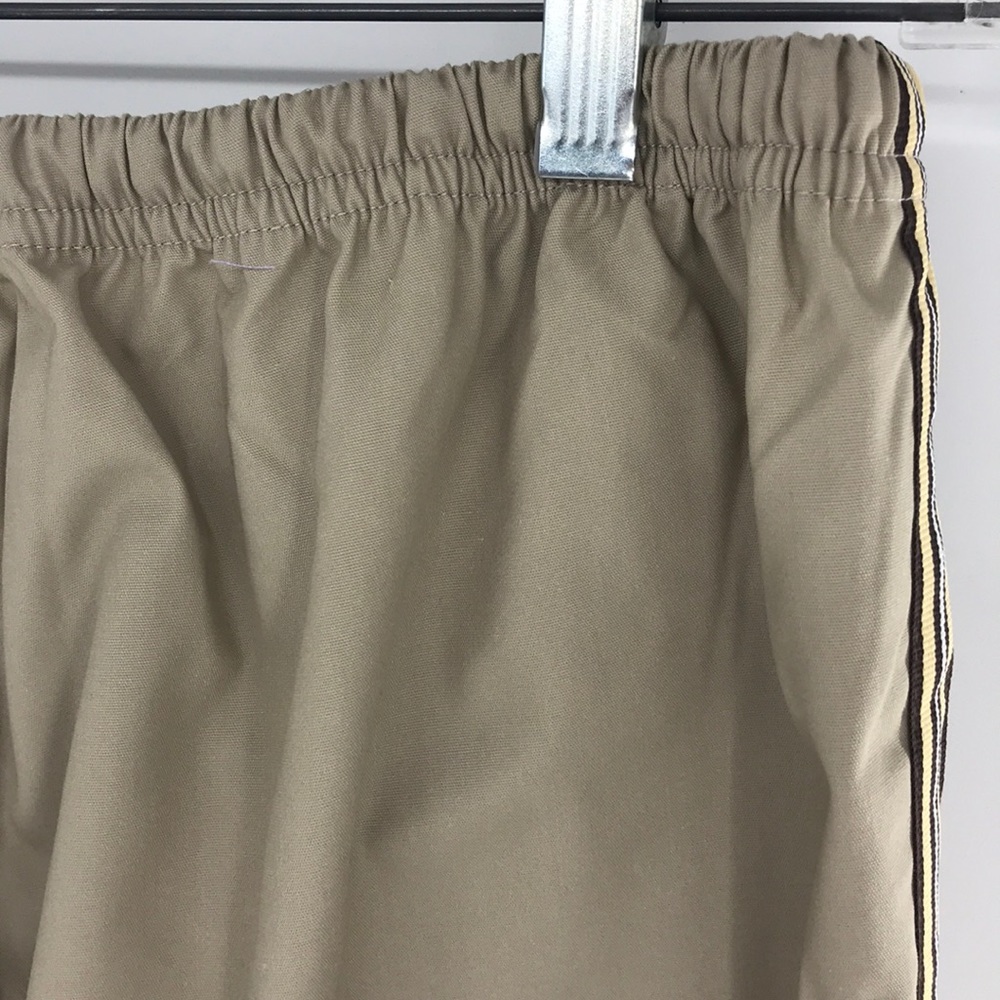 NEW Sm Tan Scrub Pants MedicalUniform Side Stripe - Picture 5 of 10